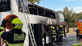 Zapalio se autobus